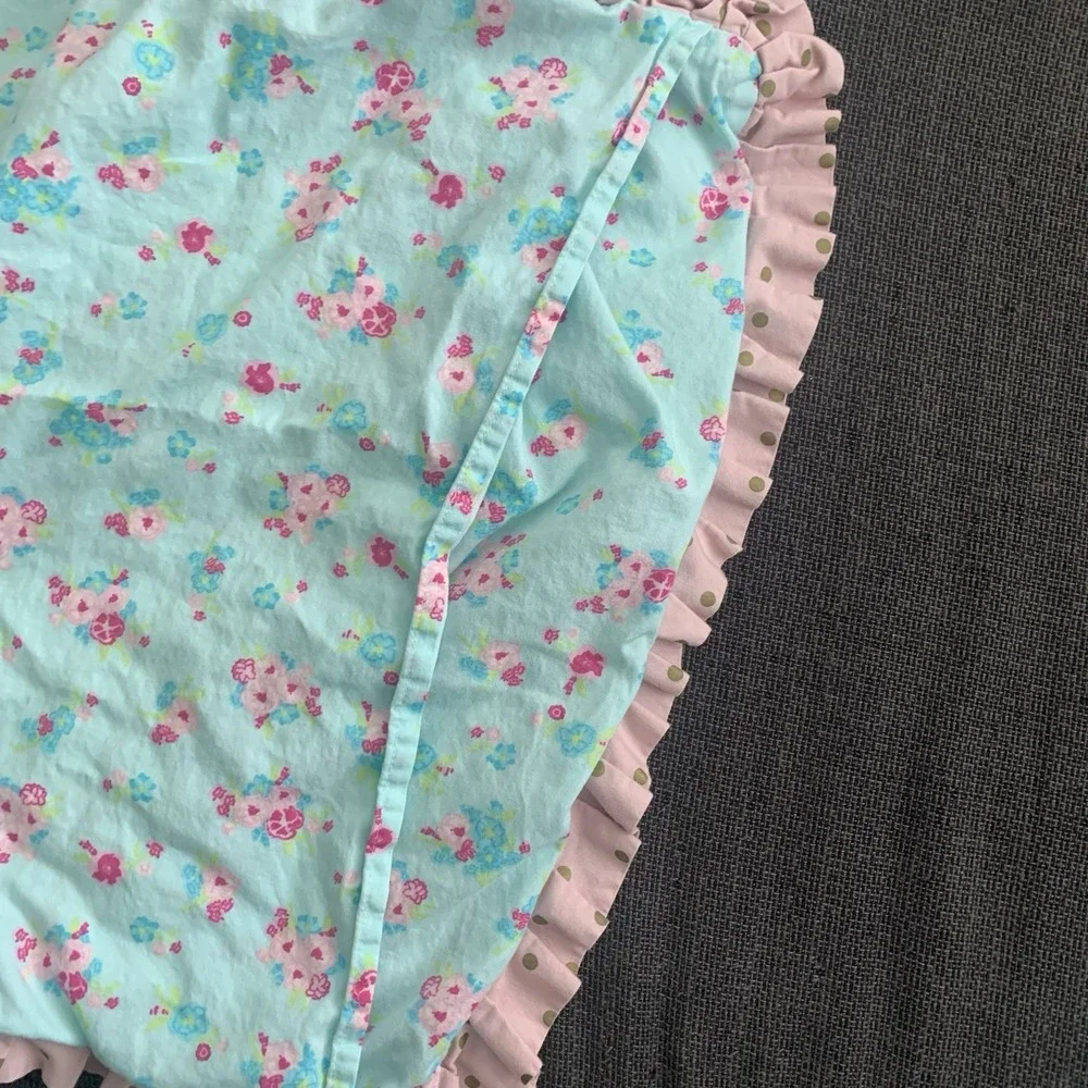 Beddy's Bed Ease Shabby Floral Polka For Ruffle Shams Set‎ 2